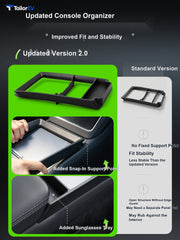 YESHAAN Center Console Organizer for Tesla Model 3/Y/Y L — product photo 3 | TailorEV
