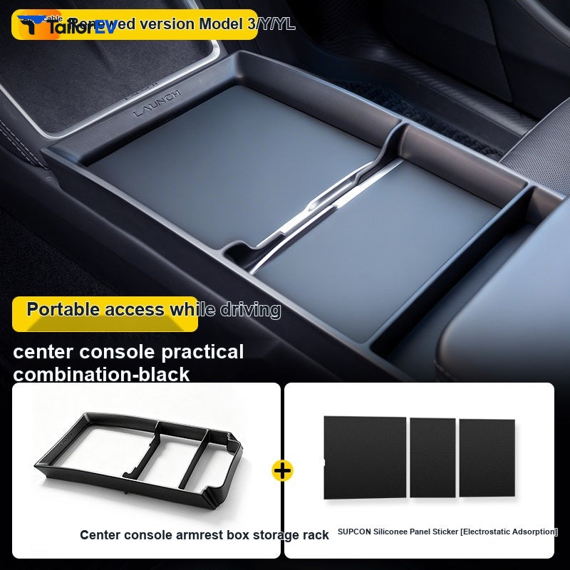 YESHAAN Center Console Organizer for Tesla Model 3/Y/Y L — product photo 10 | TailorEV — photo 17