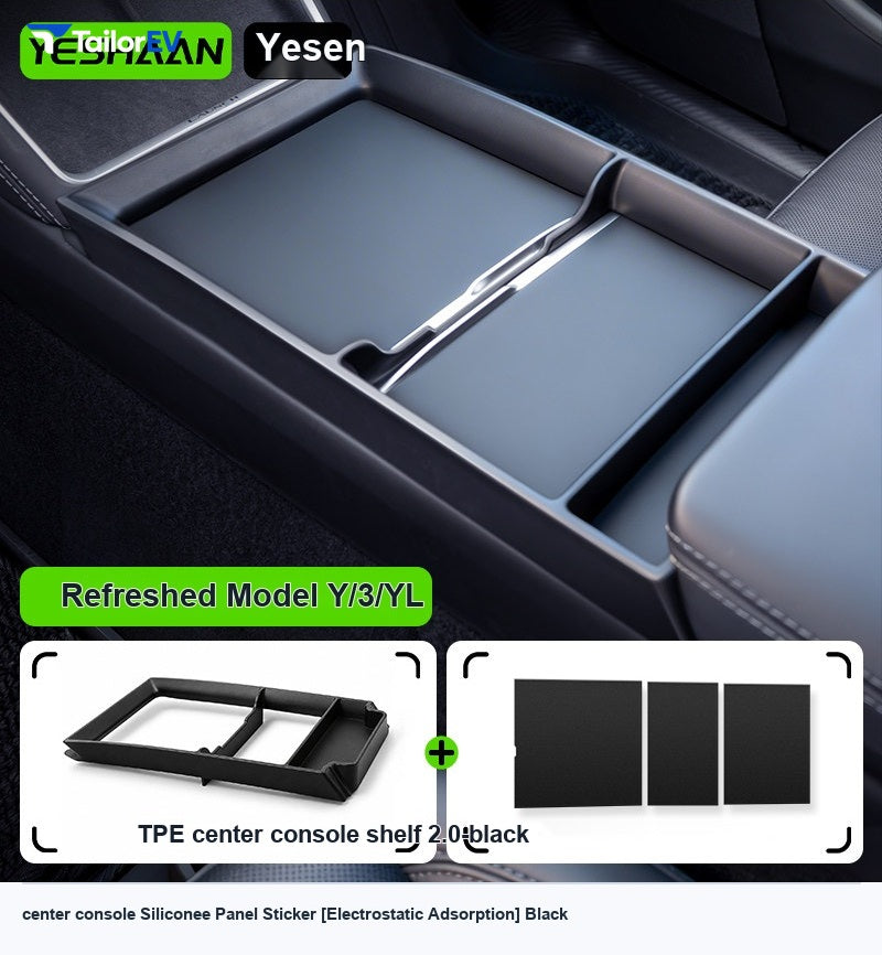 YESHAAN Center Console Organizer for Tesla Model 3/Y/Y L — product photo 11 | TailorEV — photo 18