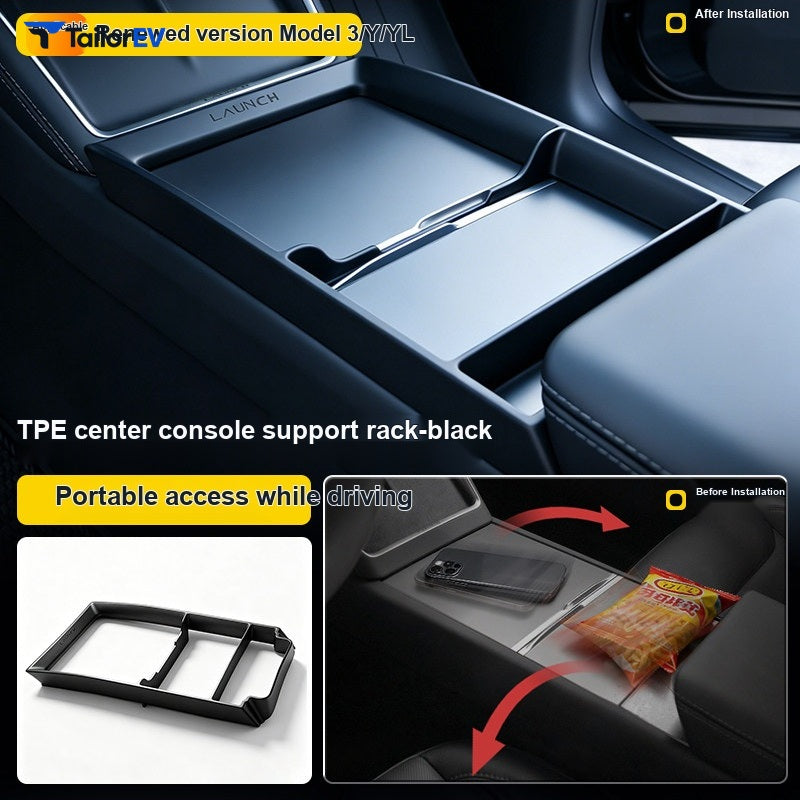 YESHAAN Center Console Organizer for Tesla Model 3/Y/Y L — product photo 14 | TailorEV — photo 21