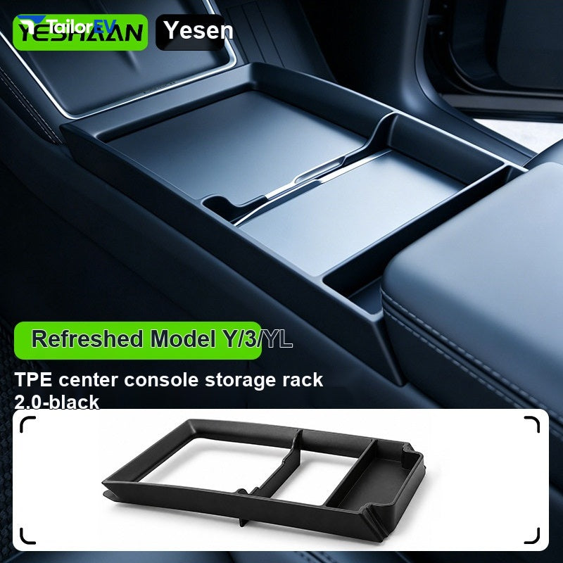 YESHAAN Center Console Organizer for Tesla Model 3/Y/Y L — product photo 15 | TailorEV — photo 22