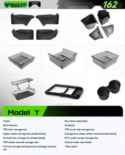 YESHAAN Center Console Organizer for Tesla Model 3/Y/Y L — product photo 25 | TailorEV