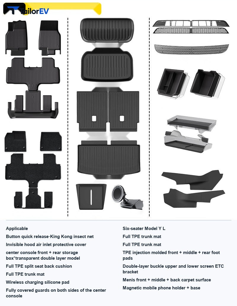 Shuo Yu TPE Trunk Mat Set for Tesla Model 3/Y/Y L — product photo 20 | TailorEV — photo 27