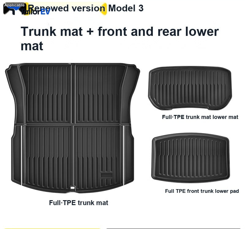 Shuo Yu TPE Trunk Mat Set for Tesla Model 3/Y/Y L — product photo 26 | TailorEV — photo 33