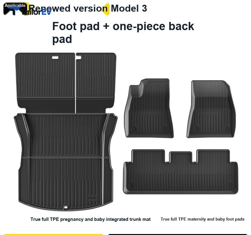 Shuo Yu TPE Trunk Mat Set for Tesla Model 3/Y/Y L — product photo 28 | TailorEV — photo 35