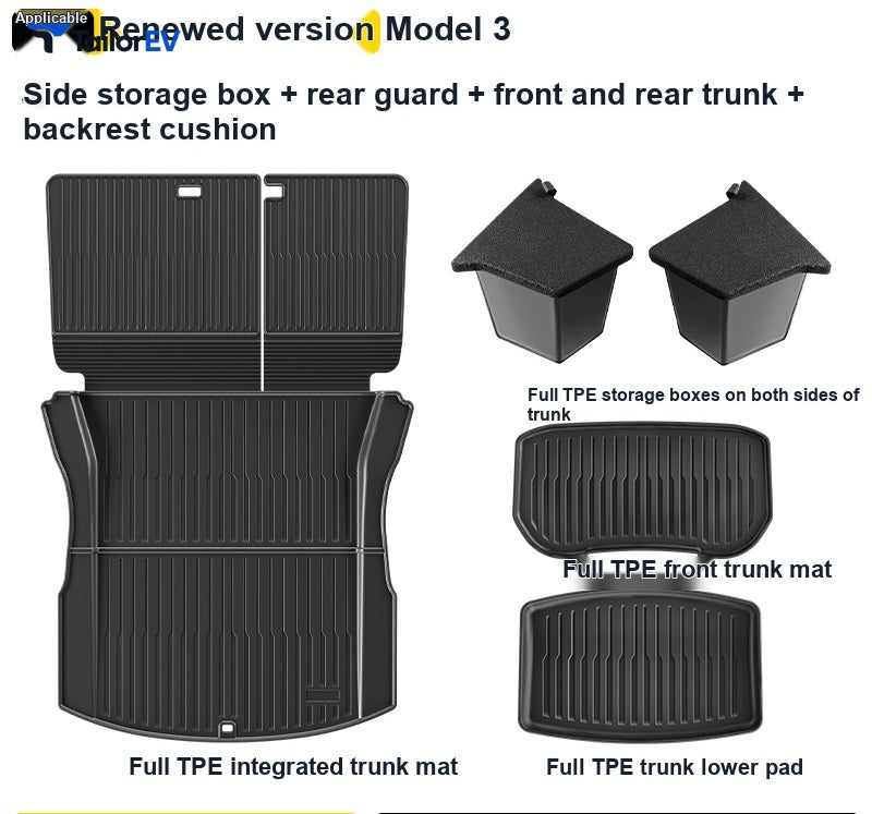 Shuo Yu TPE Trunk Mat Set for Tesla Model 3/Y/Y L — product photo 37 | TailorEV — photo 44