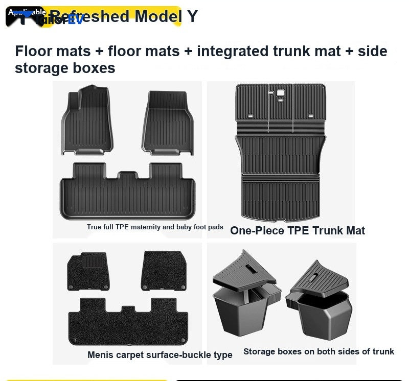Shuo Yu TPE Trunk Mat Set for Tesla Model 3/Y/Y L — product photo 44 | TailorEV — photo 51