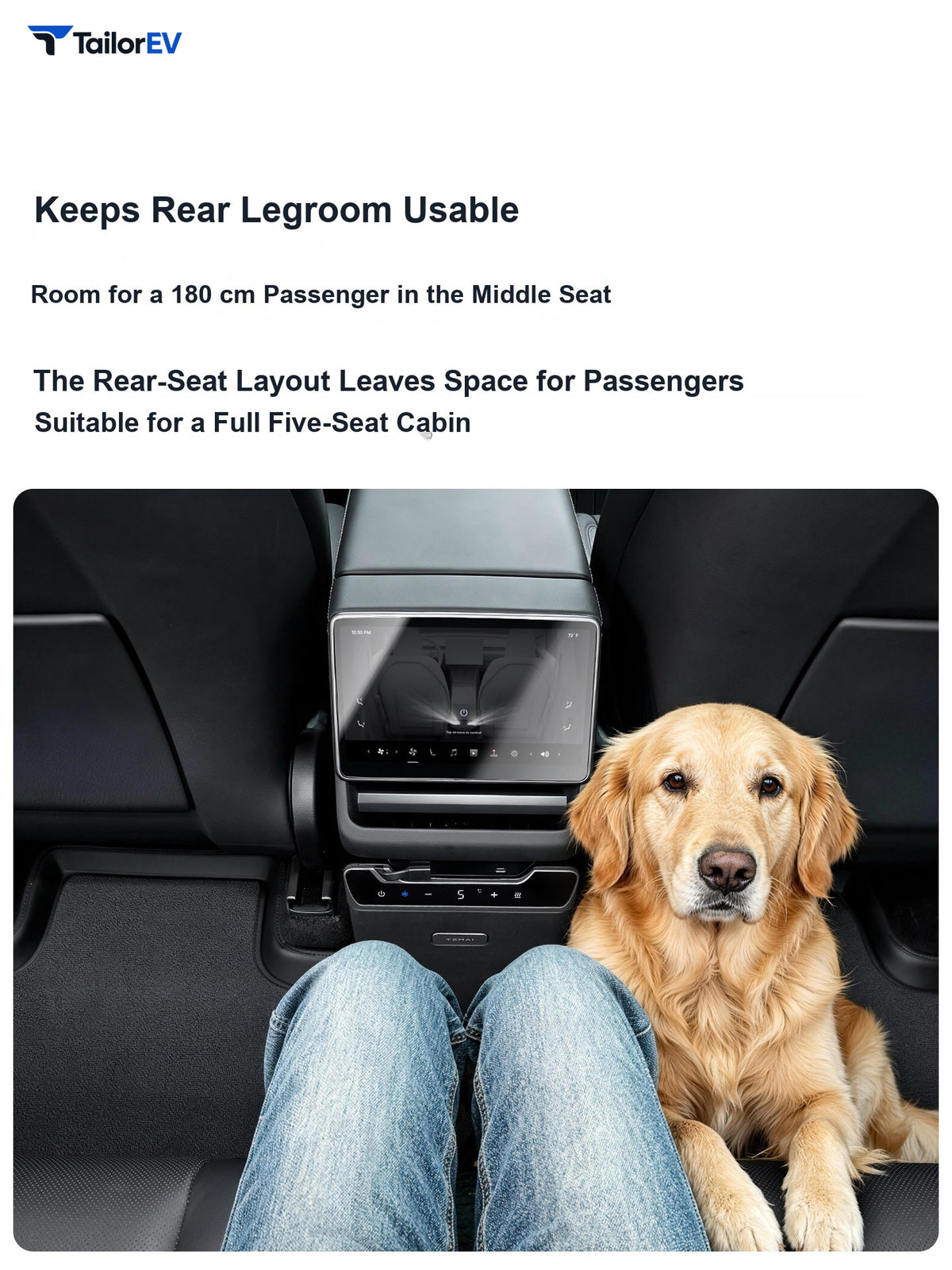 TEMAI Rear-Seat Cooler & Warmer for 2025–2026 Tesla Model Y — product photo 1 | TailorEV — photo 2