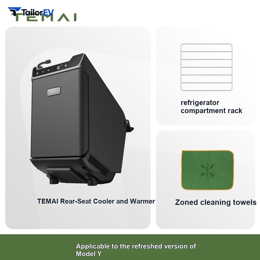 TEMAI Rear-Seat Cooler & Warmer for 2025–2026 Tesla Model Y — product photo 1 | TailorEV — photo 6