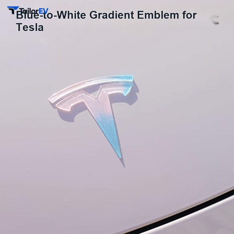 Aileen Gradient Emblem Compatible with Tesla Model 3/Y — product photo 2 | TailorEV — photo 2