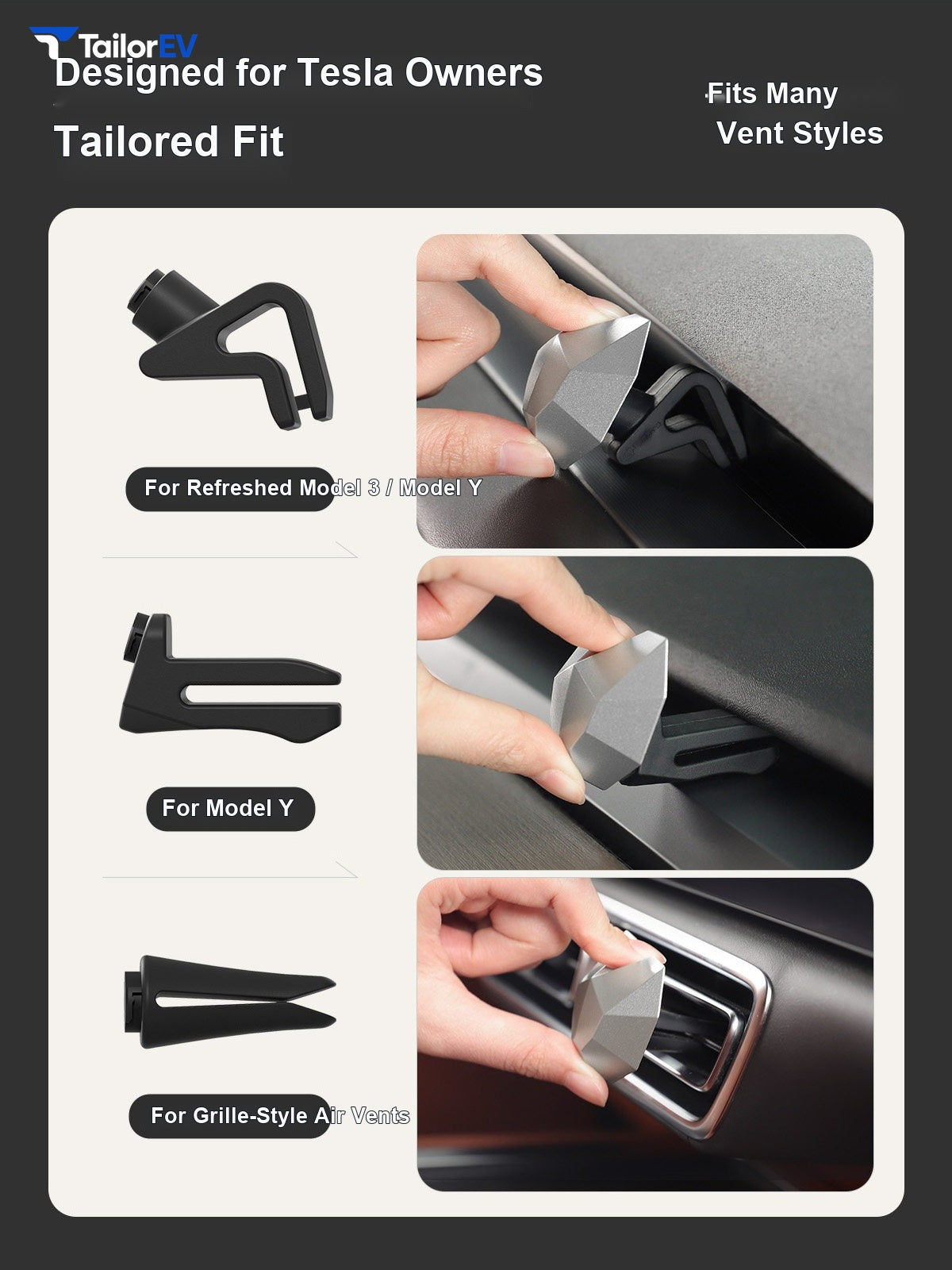 TPARTS Mechanical Heart Car Diffuser Compatible with Tesla — product photo 3 | TailorEV — photo 4