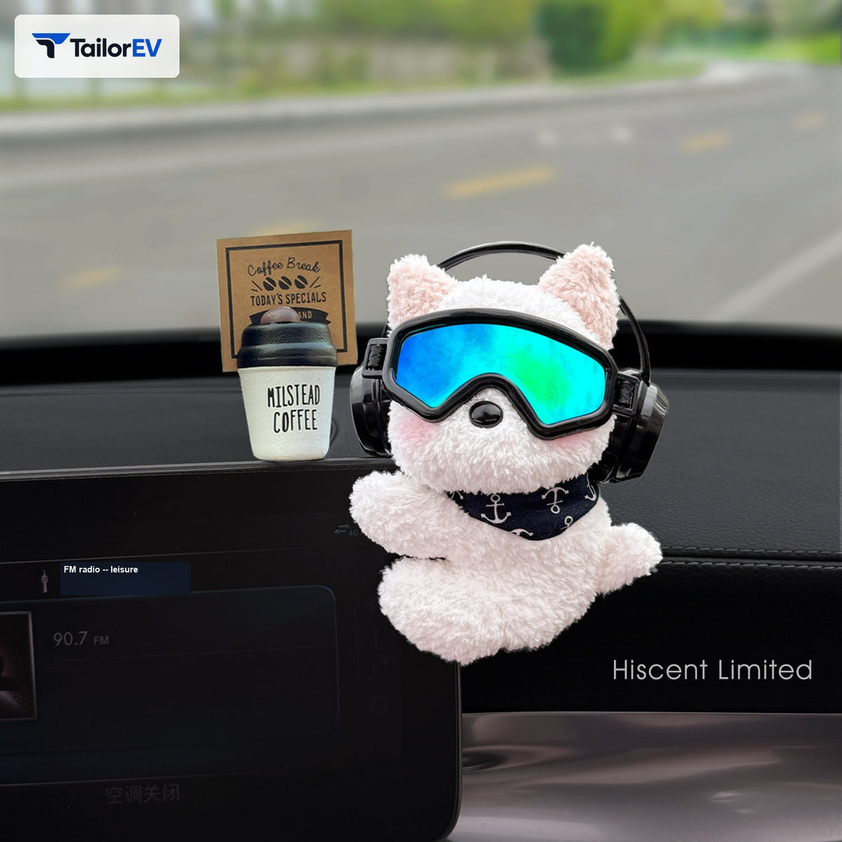 Westie Dashboard Screen Ornament main image 1 — photo 2