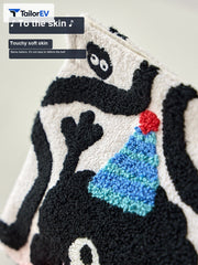 Textured Dog Tissue Box Cover main image 5