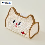 Textured Dog Tissue Box Cover sku image 1