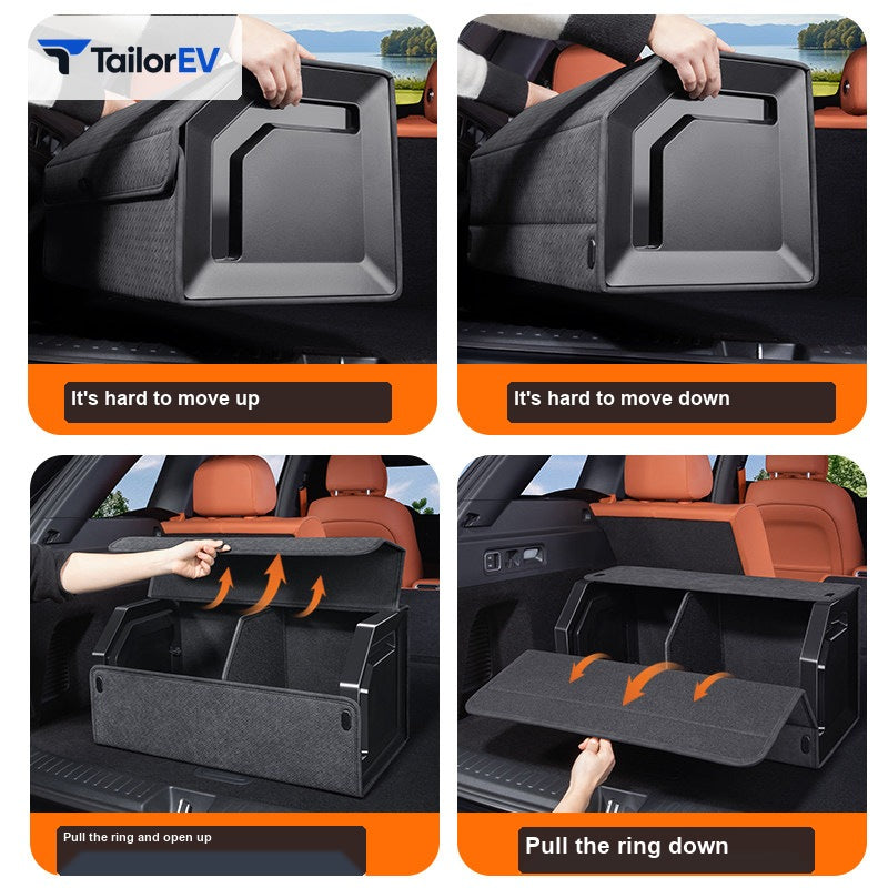 Magnetic Suede-Look Trunk Storage Box main image 5 — photo 6