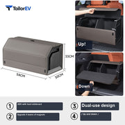 Magnetic Suede-Look Trunk Storage Box sku image 9