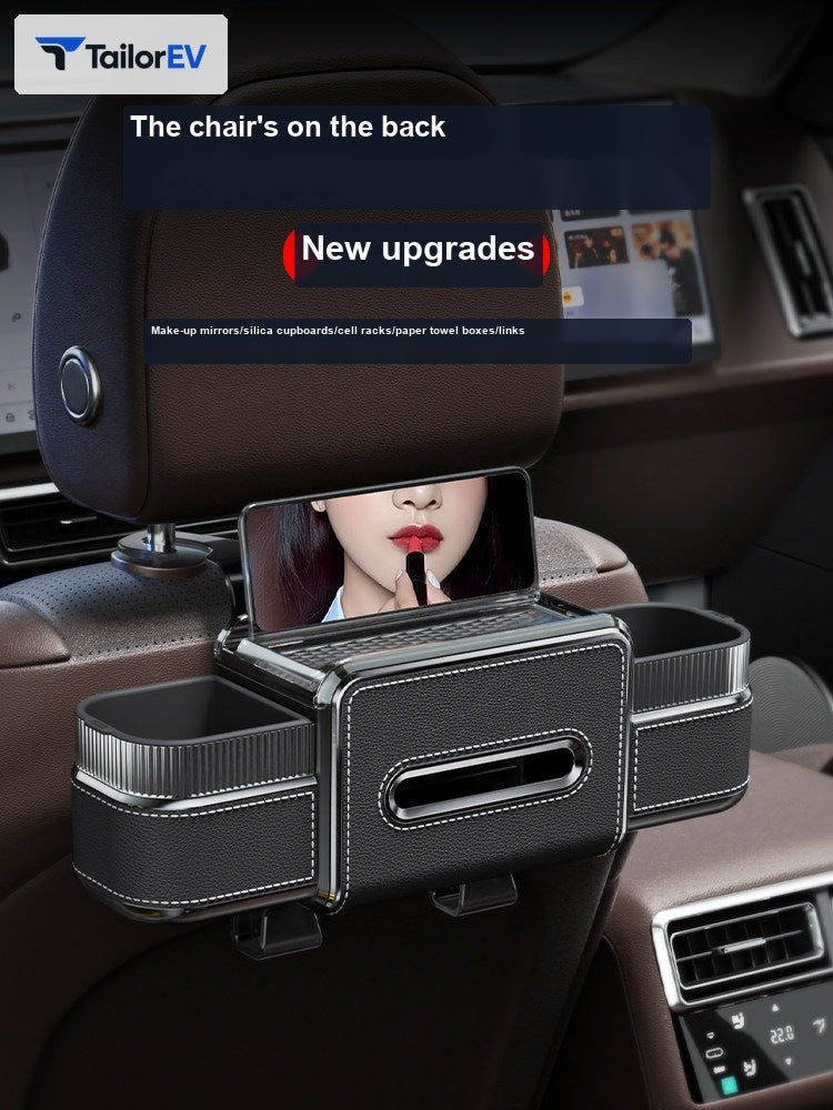 Multifunction Seatback Organizer with Tissue & Cup Holders main image 2 — photo 3