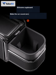 Multifunction Seatback Organizer with Tissue & Cup Holders main image 3