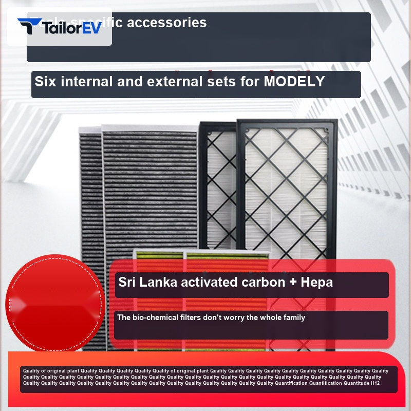 Tesla Model Y HEPA Cabin Air Filter Set main image 1 — photo 2