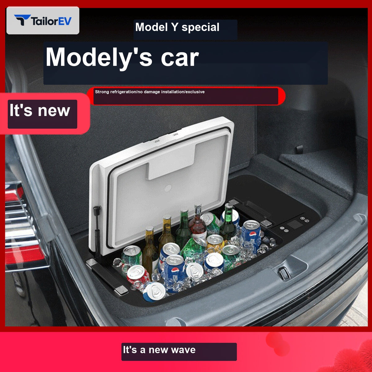 Tesla 12V Portable Car Refrigerator main image 1 — photo 2