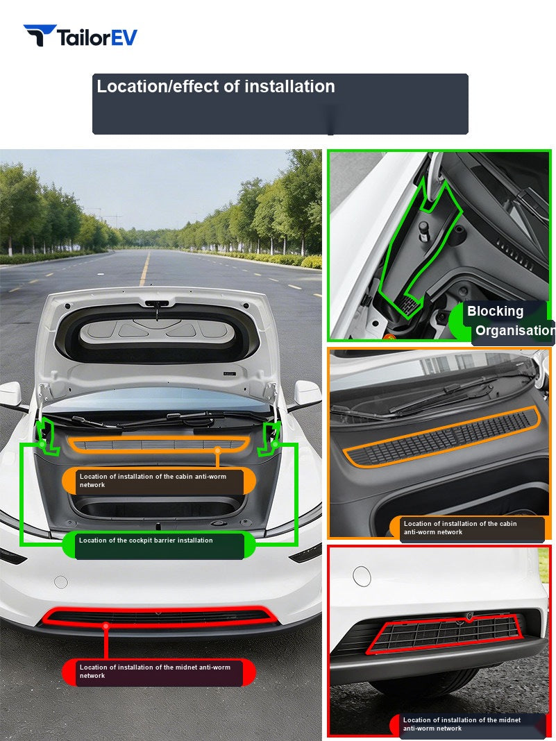 Tesla Removable Front Grille Insect Screen main image 4 — photo 5