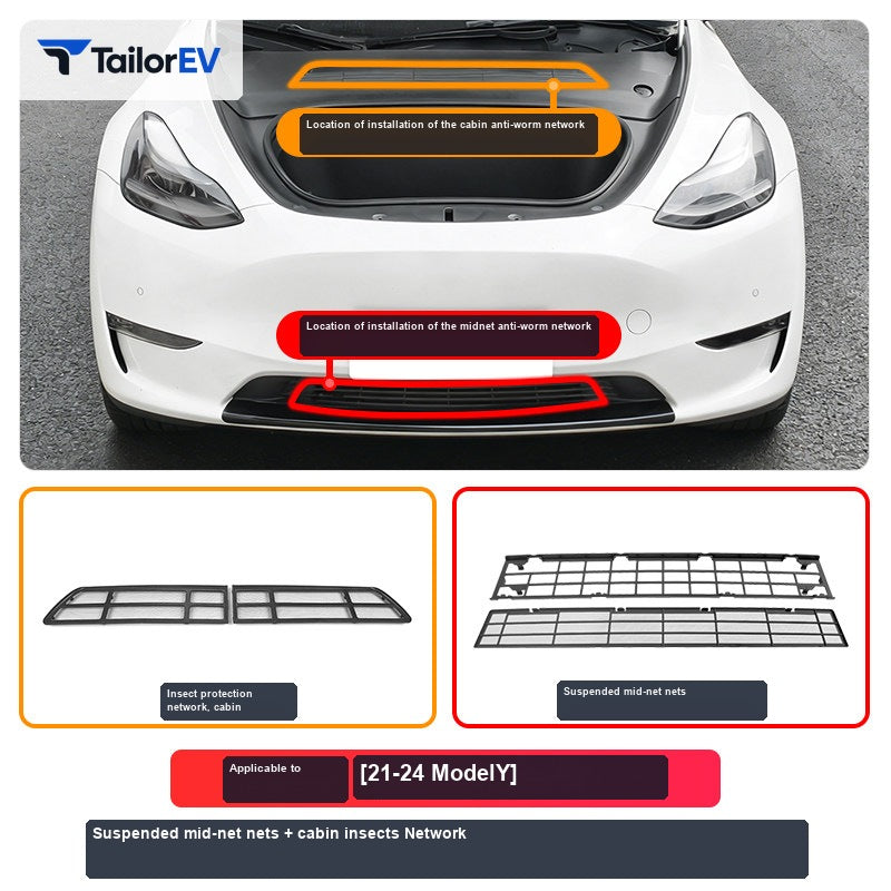 Tesla Removable Front Grille Insect Screen sku image 5 — photo 11
