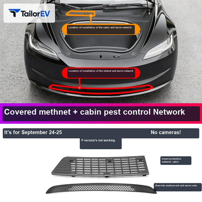 Tesla Removable Front Grille Insect Screen sku image 13 — photo 19