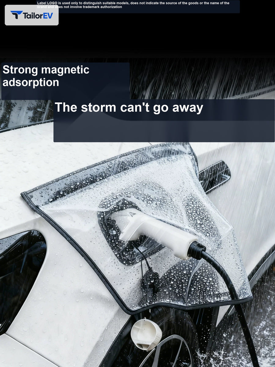 EV Charging Connector Rain Cover for Tesla Models