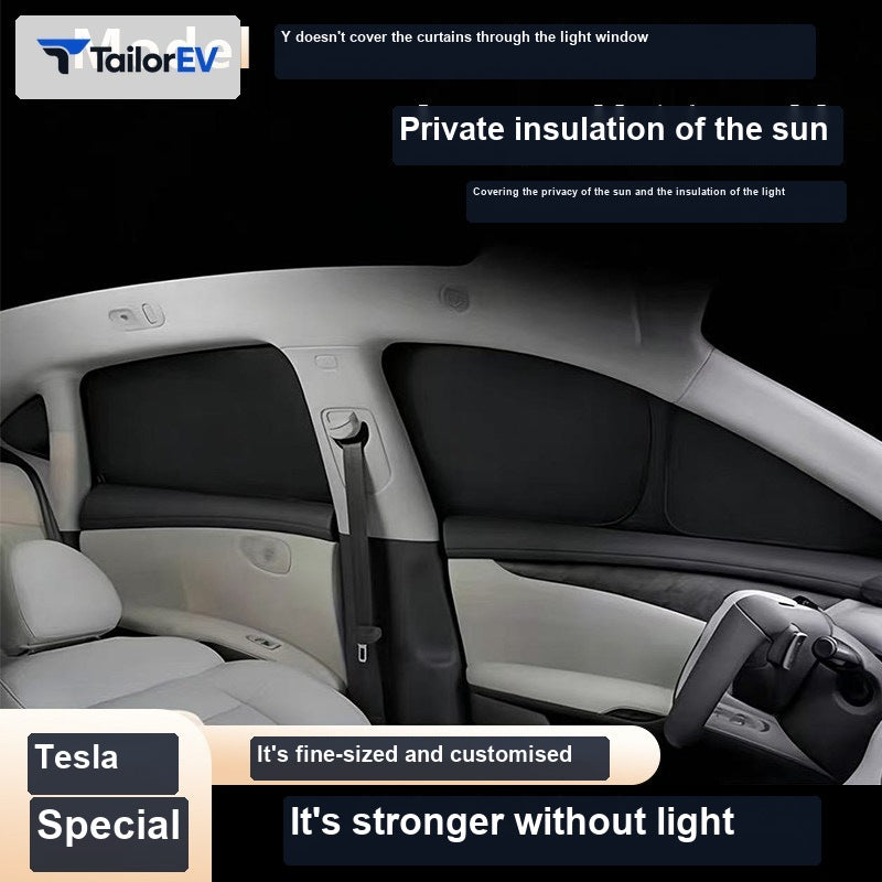 Tesla Model Y Privacy Camping Sunshade Set main image 2 — photo 2