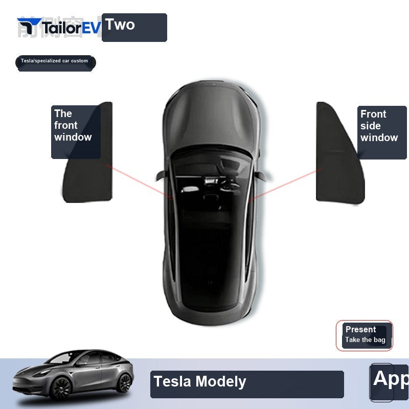Tesla Model Y Privacy Camping Sunshade Set sku image 14 — photo 19