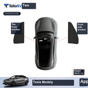 Tesla Model Y Privacy Camping Sunshade Set sku image 14