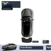 Tesla Model Y Privacy Camping Sunshade Set sku image 20