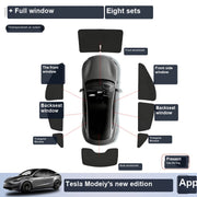 Tesla Model Y Privacy Camping Sunshade Set sku image 34