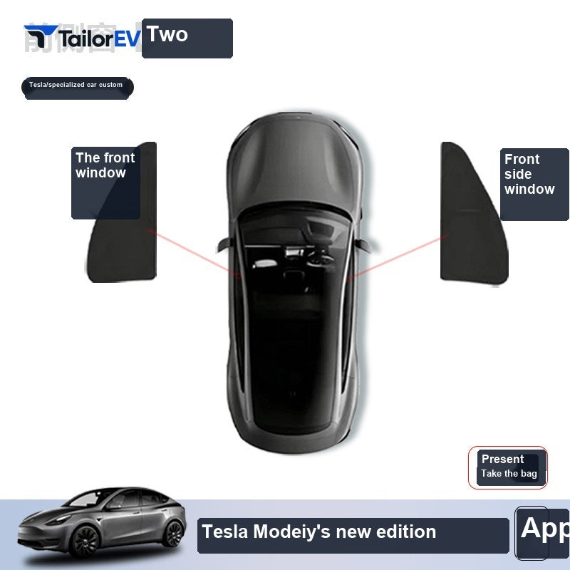 Tesla Model Y Privacy Camping Sunshade Set sku image 35 — photo 40