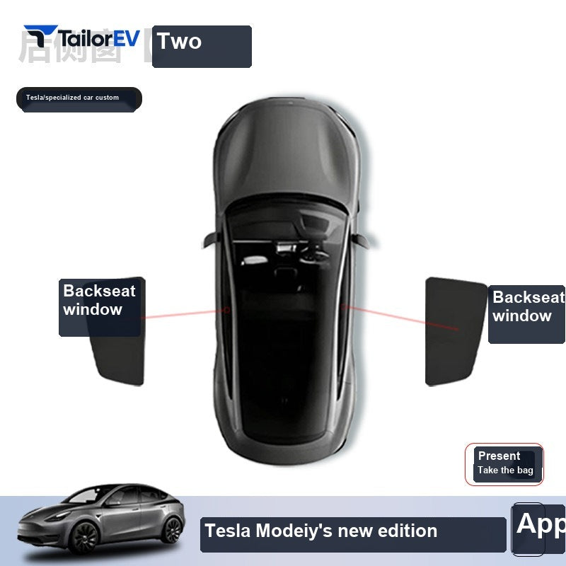 Tesla Model Y Privacy Camping Sunshade Set sku image 40 — photo 45