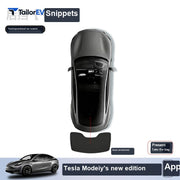 Tesla Model Y Privacy Camping Sunshade Set sku image 41