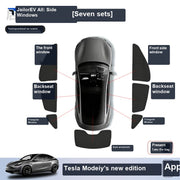 Tesla Model Y Privacy Camping Sunshade Set sku image 42
