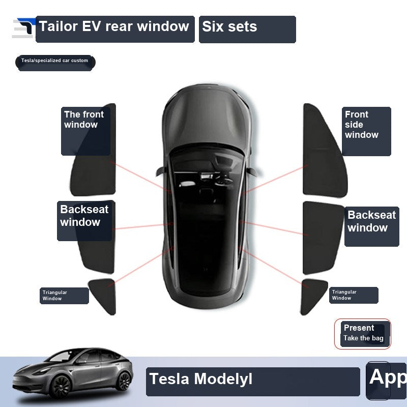 Tesla Model Y Privacy Camping Sunshade Set sku image 44 — photo 49