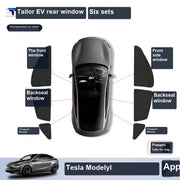 Tesla Model Y Privacy Camping Sunshade Set sku image 44