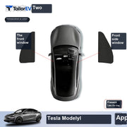 Tesla Model Y Privacy Camping Sunshade Set sku image 46