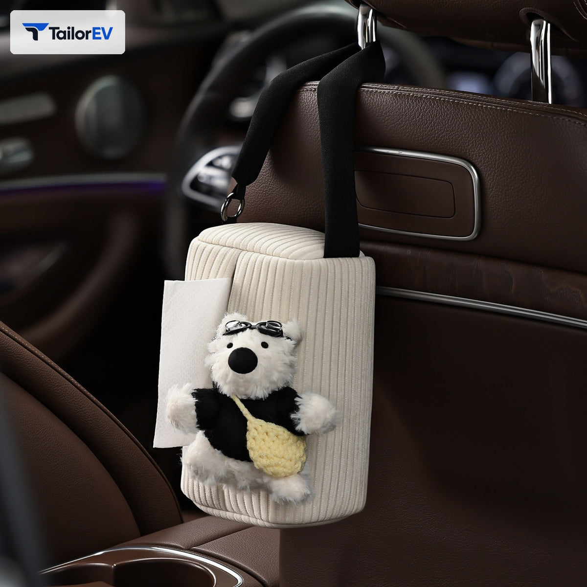 Westie Hanging Car Tissue Box main image 1 — photo 2