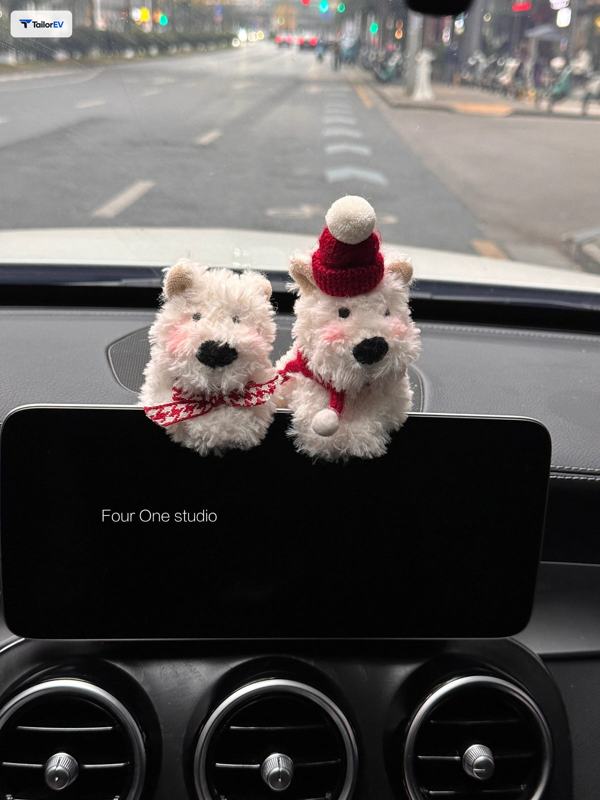 Westie Screen-Mounted Car Ornament main image 4 — photo 5