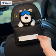 Westie Headrest-Hanging Tissue Box main image 1