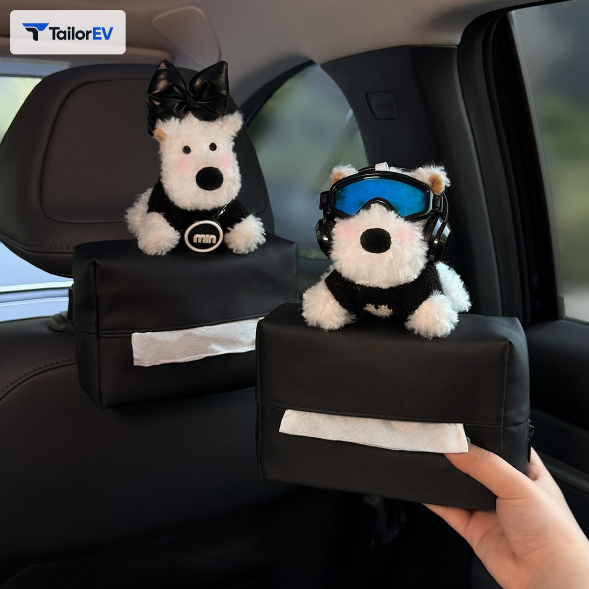 Westie Headrest-Hanging Tissue Box main image 2 — photo 2