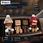 Swinging Wooden Car Diffuser Ornament main image 4