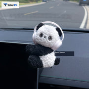 Clip-On Car Screen Plush Ornament main image 2