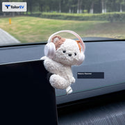Clip-On Car Screen Plush Ornament main image 3