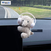 Clip-On Car Screen Plush Ornament main image 4