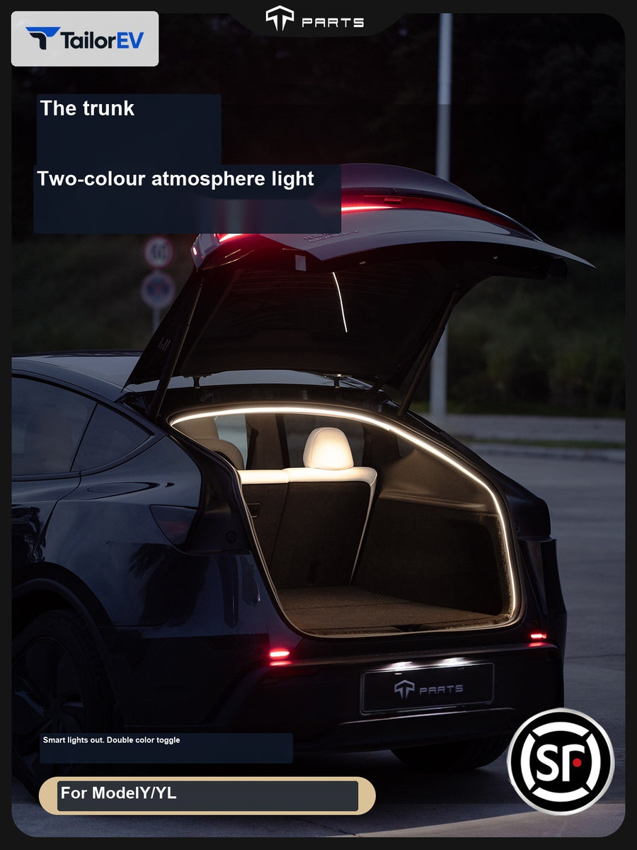Tesla Frunk & Trunk Dual-Color Ambient Light Strips