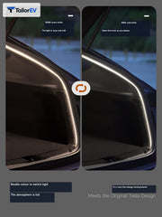Tesla Frunk & Trunk Dual-Color Ambient Light Strips main image 4